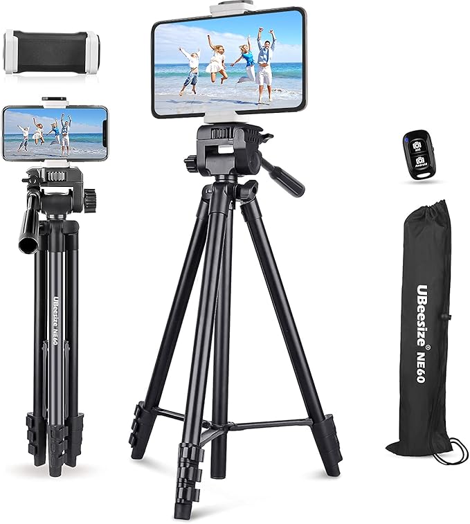 best tripod for iphone: UBeesize 60” Extendable Tripod Stand